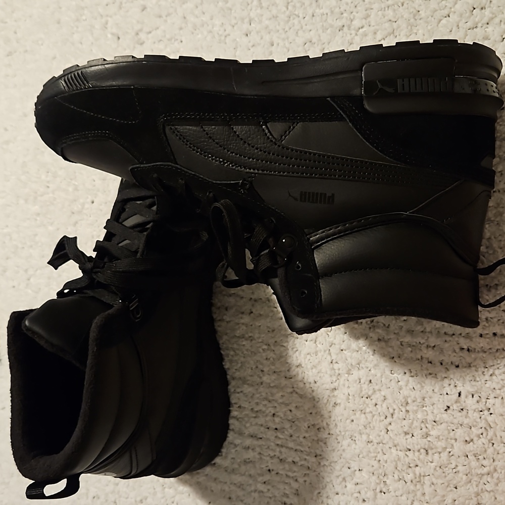 Puma black shoes